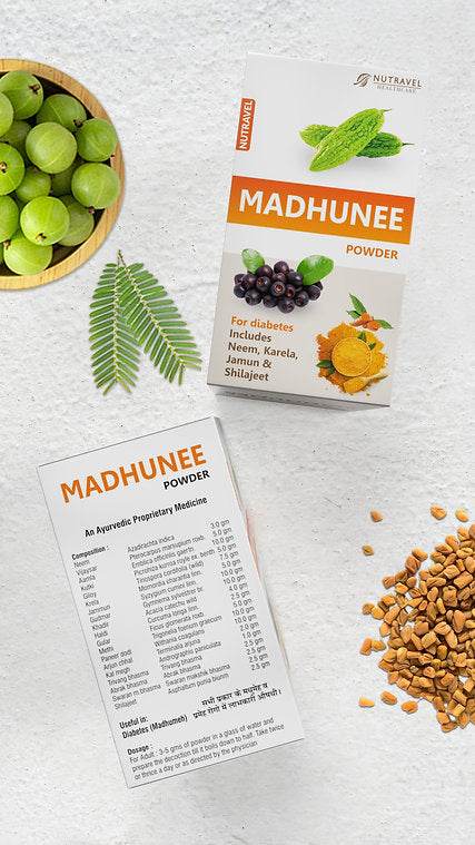 Madhunee Powder – Natural Blood Sugar Support | Herbal Ayurvedic Formula - Nutravel