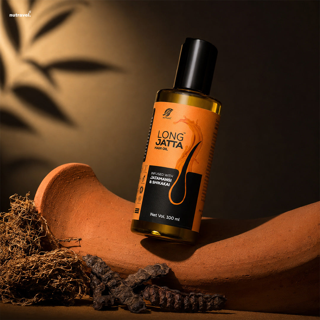 Long Jatta Ayurvedic Hair Oil – For Thick, Strong & Healthy Hair