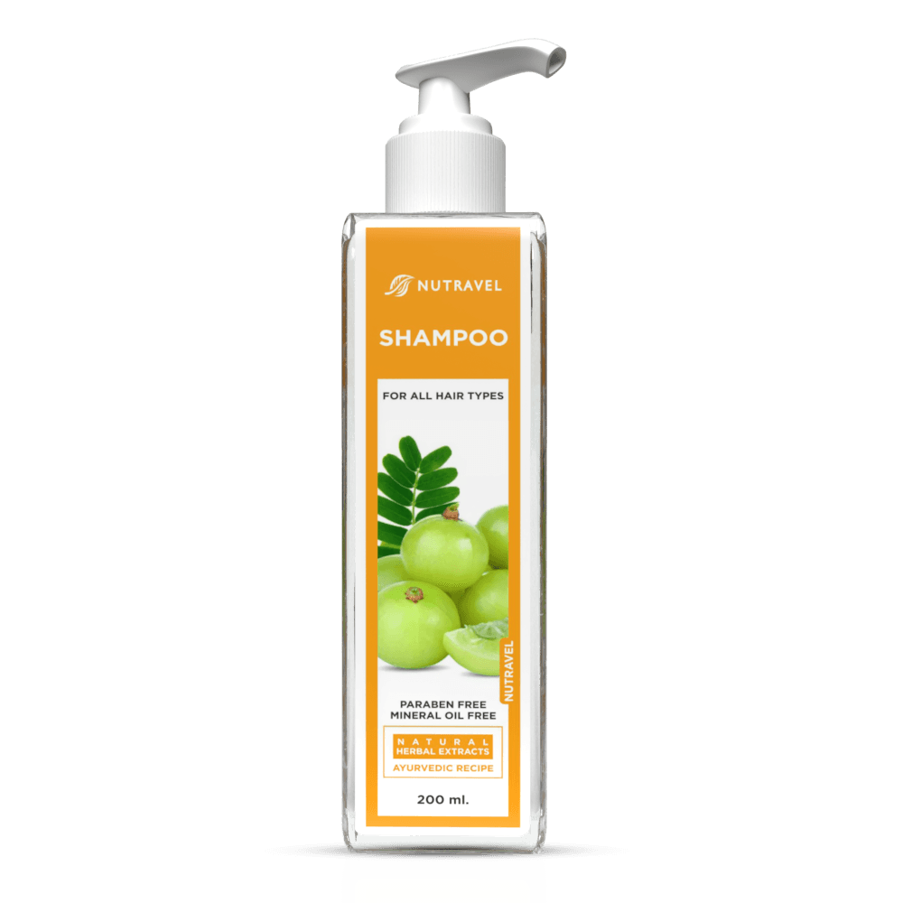 Nutravel Herbal Shampoo for Strong & Healthy Hair | Sulfate-Free & Natural Formula - Nutravel