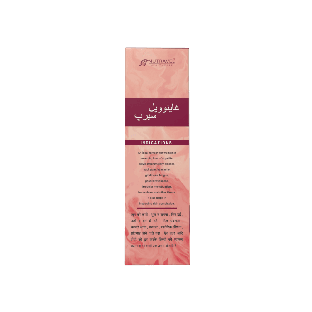 Gynovel Syrup – Ayurvedic Tonic for Women's Health - Nutravel