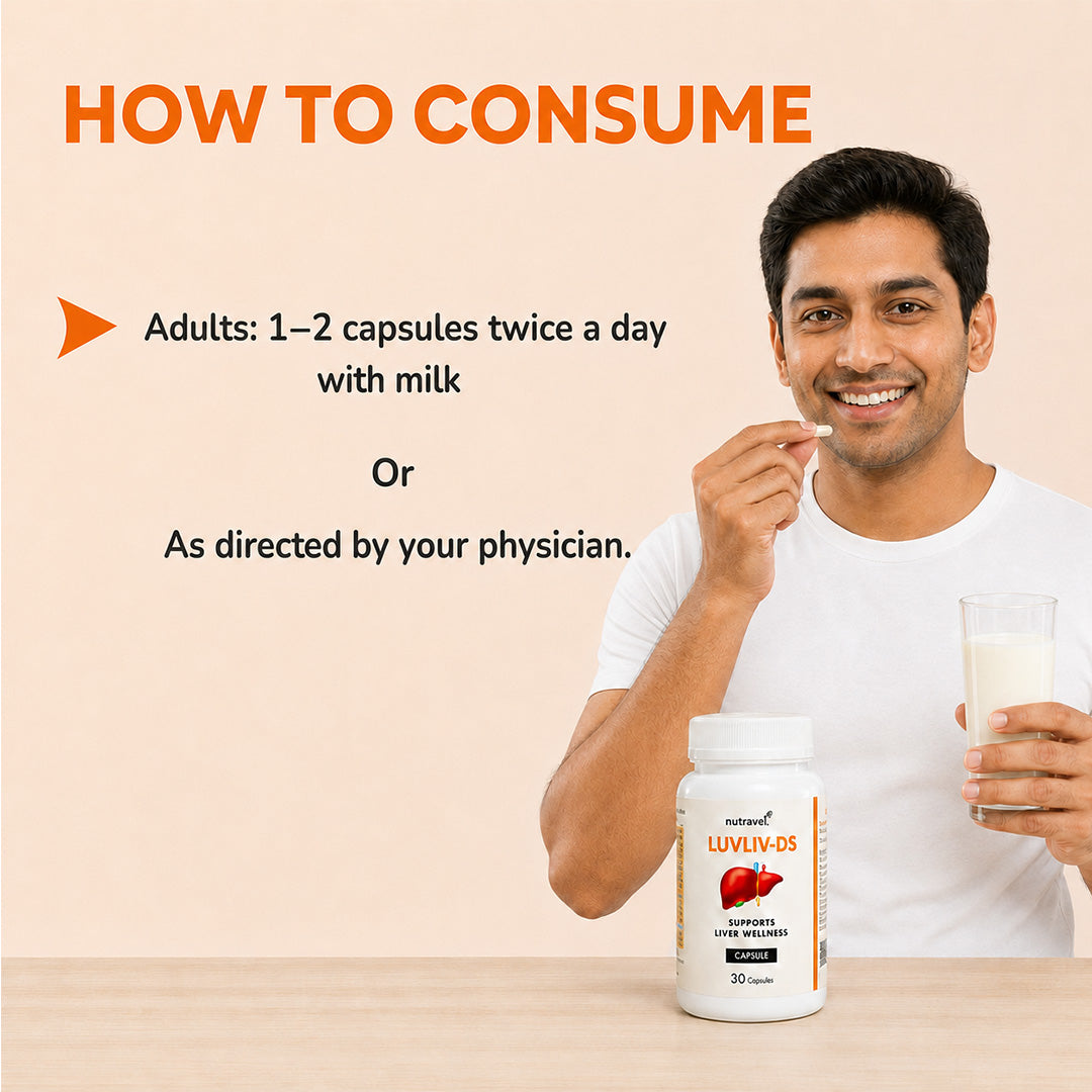 How to take Luvliv-DS: adults 1 to 2 capsules twice a day with milk, or as directed