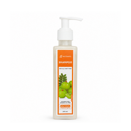 Nutravel Herbal Shampoo for Strong & Healthy Hair | Sulfate-Free & Natural Formula