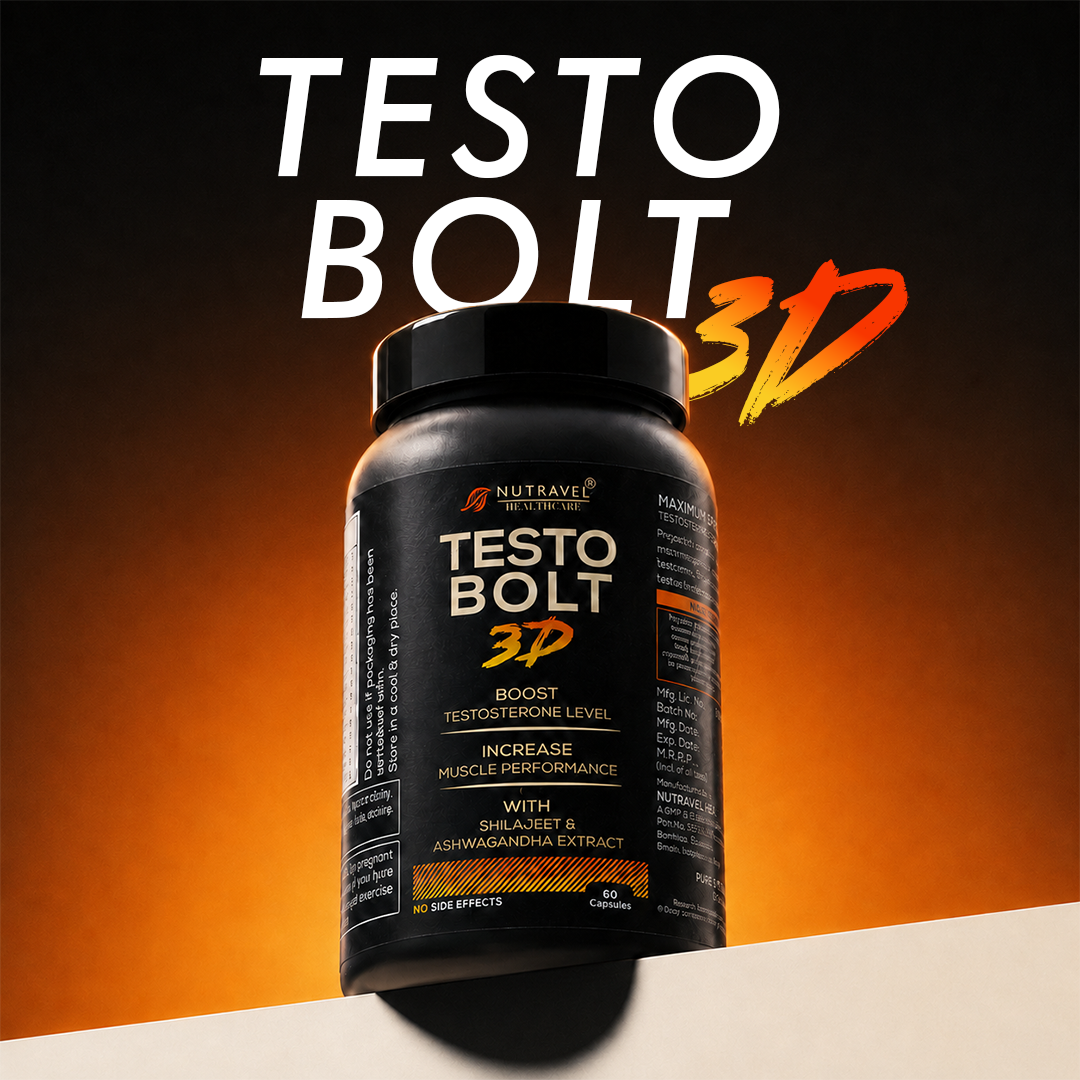 Testobolt 3D Capsule – Natural Immunity Booster for Strength & Stamina