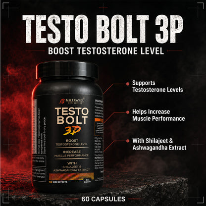 Testobolt 3D Capsule – Natural Immunity Booster for Strength & Stamina