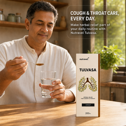 Tulvasa Cough Syrup – Ayurvedic Relief for Cough & Cold | Natural Herbal Formula