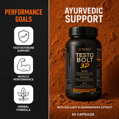 Testobolt 3D Capsule – Natural Immunity Booster for Strength & Stamina
