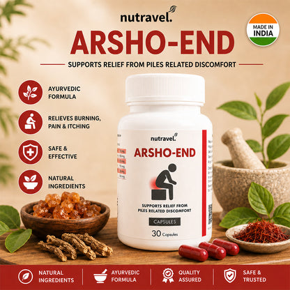 Arshoend Capsule – Ayurvedic Relief for Piles & Fissures