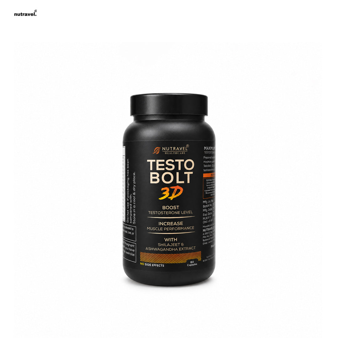 Testobolt 3D Capsule – Natural Immunity Booster for Strength & Stamina