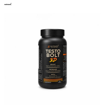 Testobolt 3D Capsule – Natural Immunity Booster for Strength & Stamina