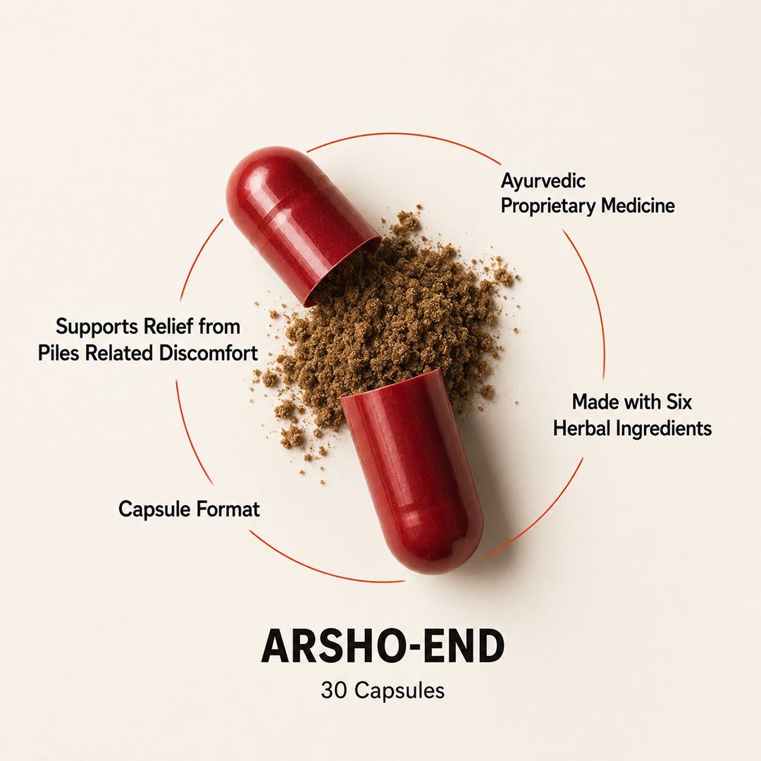 Arshoend Capsule – Ayurvedic Relief for Piles & Fissures