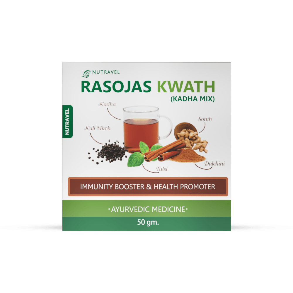 Rasojas Kwath Kadha | Ayurvedic Herbal Immunity Booster - Nutravel