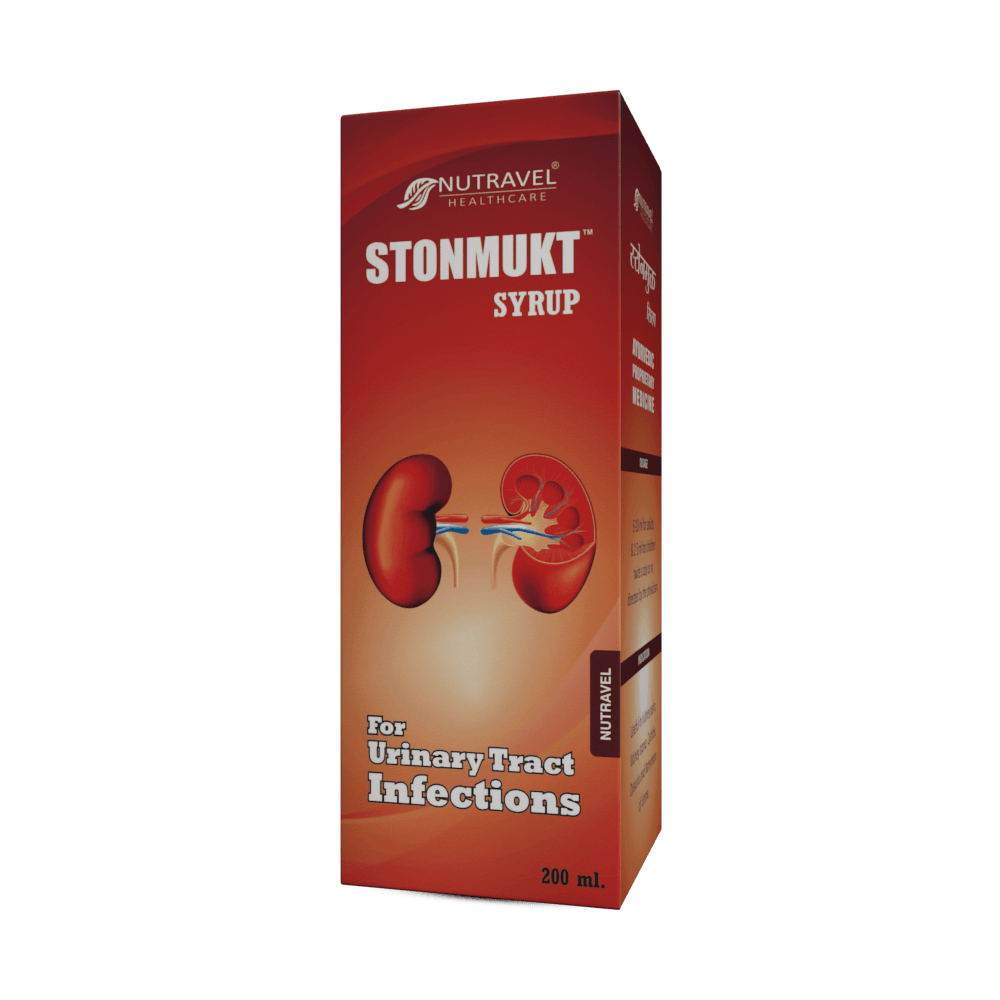 Stonmukt Syrup – Ayurvedic Kidney Stone Relief Formula | 100% Herbal - Nutravel