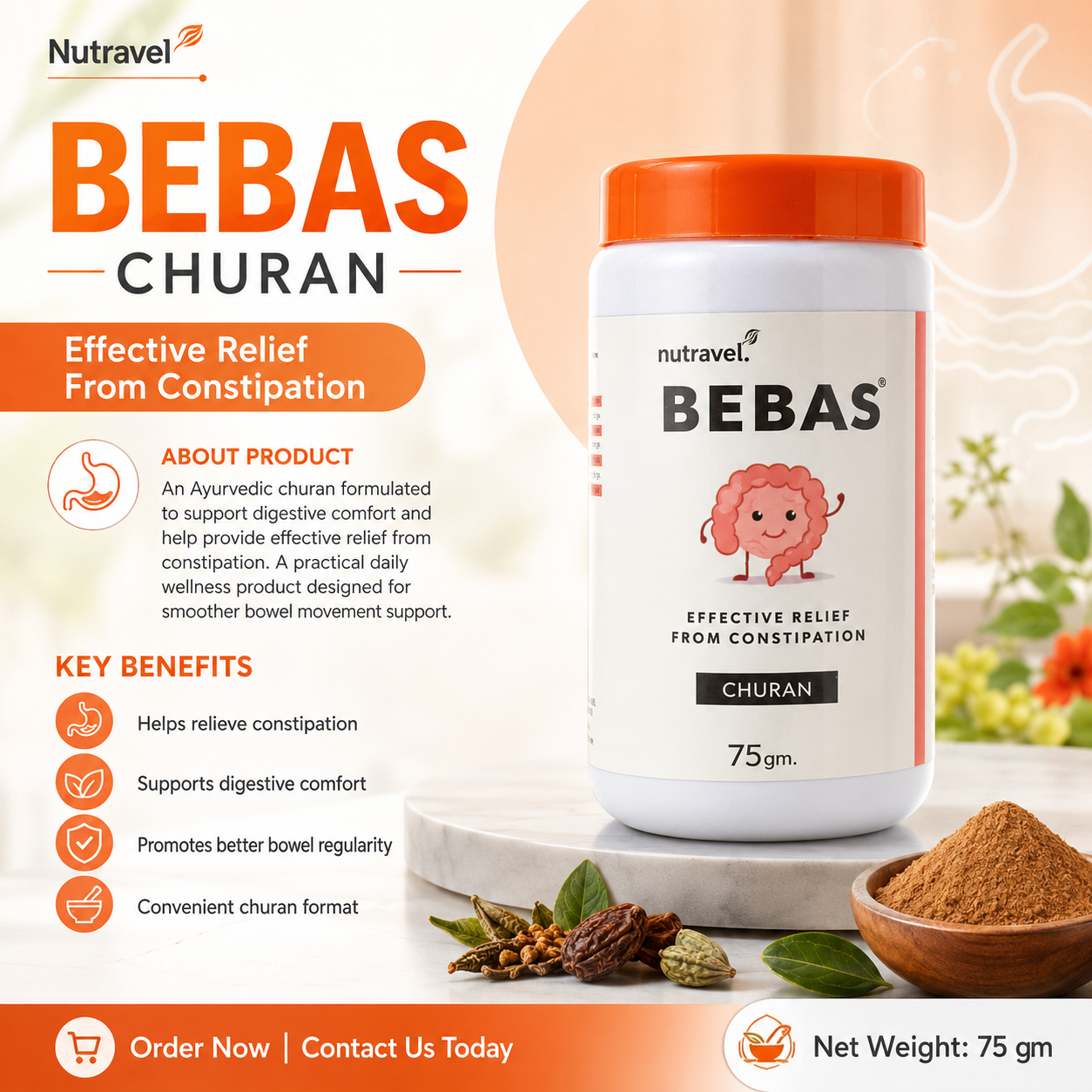Bebas Constipation Powder – Natural Relief for Healthy Digestion
