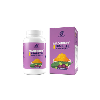 Madhunee Capsule – Natural Blood Sugar Support | Herbal Ayurvedic Formula - Nutravel