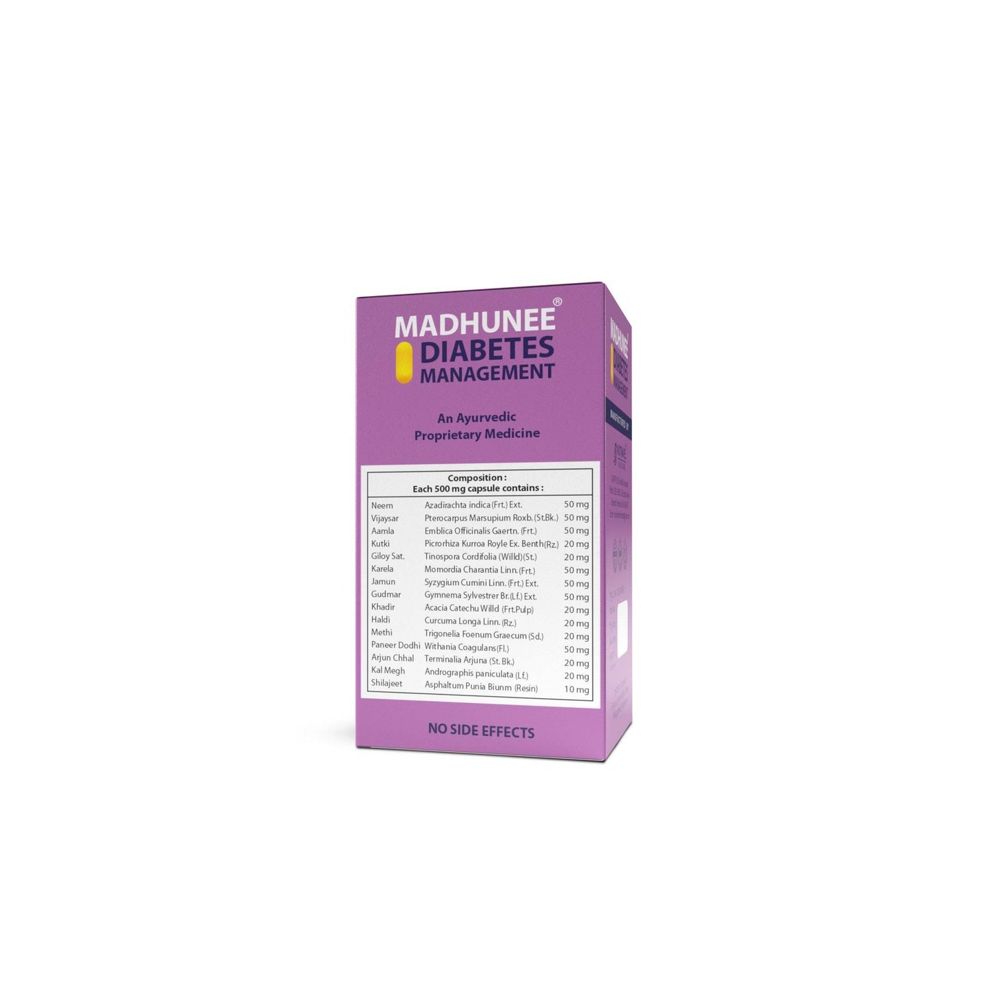 Madhunee Capsule – Natural Blood Sugar Support | Herbal Ayurvedic Formula - Nutravel